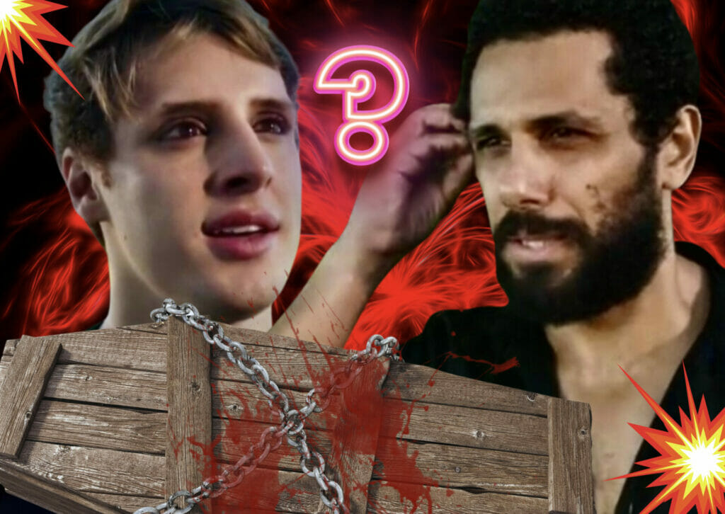 Kelvin (Diego Martins) e Ramiro (Amaury Lorenzo) em Terra e Paixão