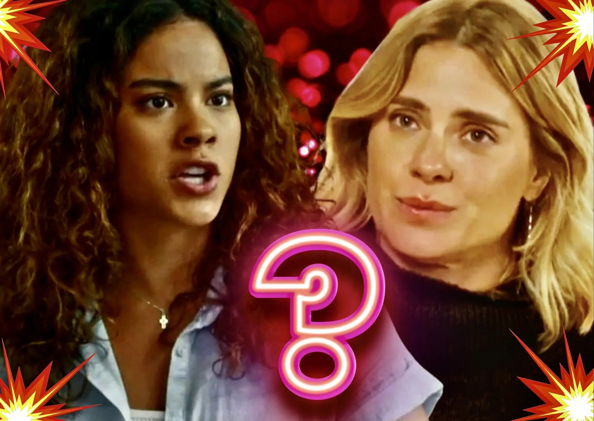 Jenifer (Bella Campos) e Lumiar (Carolina Dieckmann) de Vai na Fé