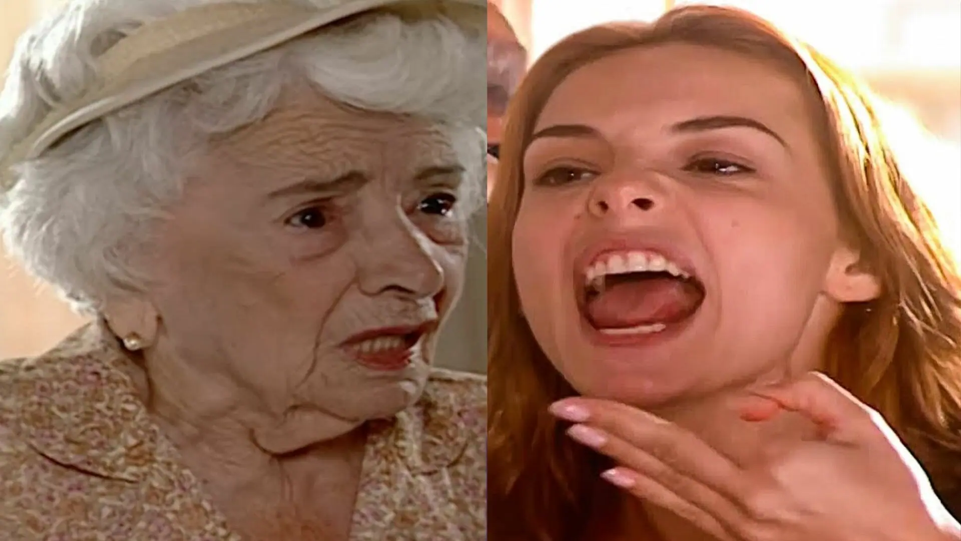 Flora (Carmen Silva) e Dóris (Regiane Alves) em Mulheres Apaixonadas