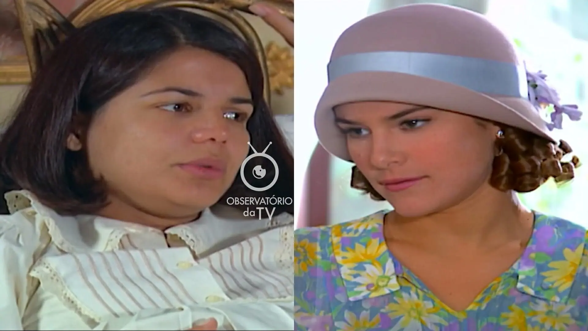 Graça (Nívea Stelmann) e Olga (Priscila Fantin) de Chocolate com Pimenta