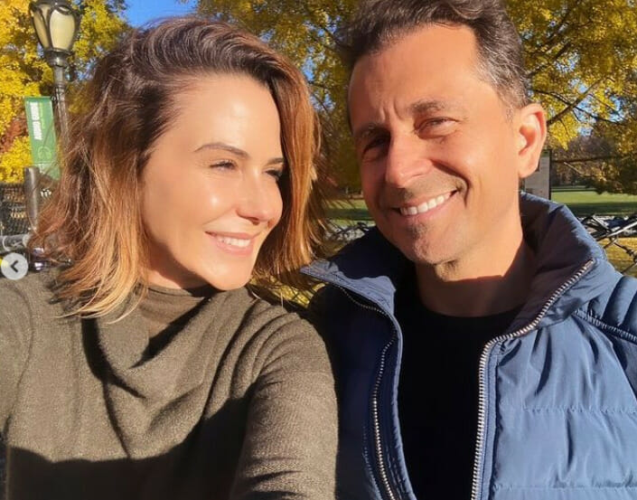 Guilhermina Guinle ao lado do atual marido