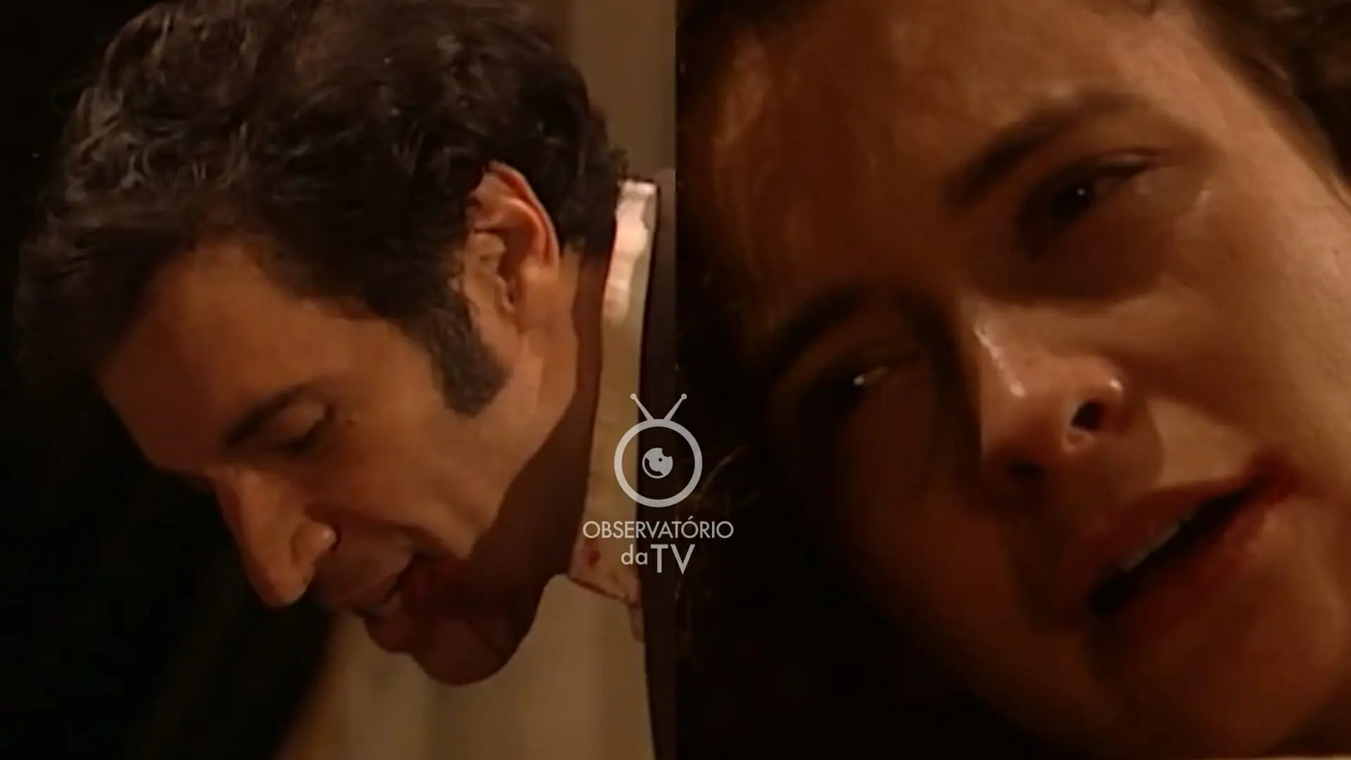 Higino Ventura (Paulo Betti) e Olívia (Cláudia Abreu) de Força de Um Desejo