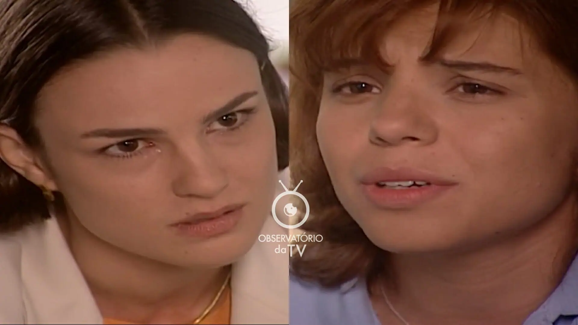 Laura (Carolina Kasting) e Marcinha (Pitty Webo) de Mulheres Apaixonadas