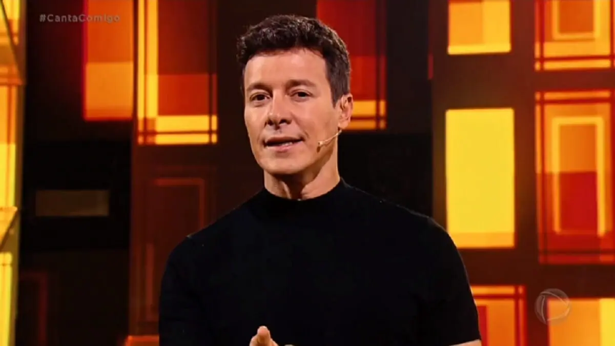 O apresentador Rodrigo Faro