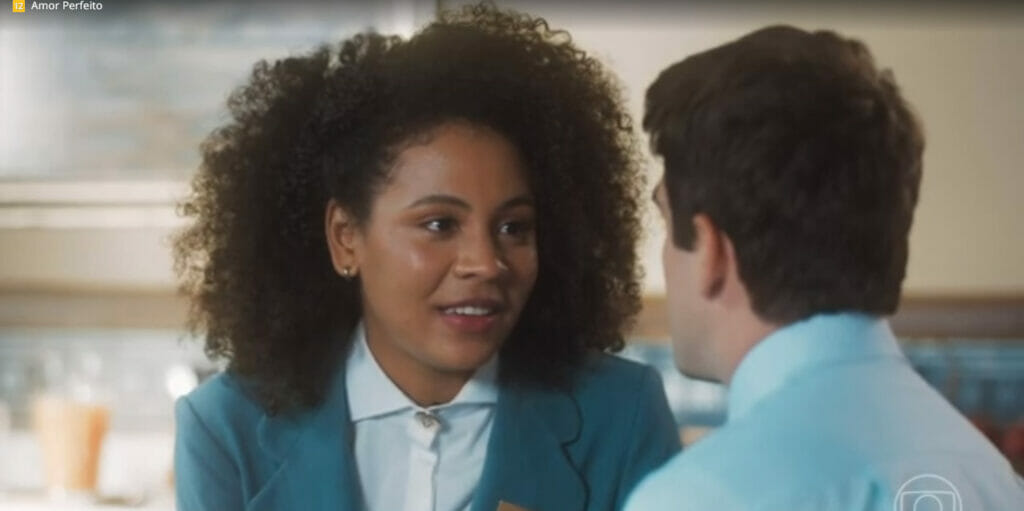 S&ocirc;nia (B&aacute;rbara Sut) e J&uacute;lio (Daniel Rangel) em Amor Perfeito