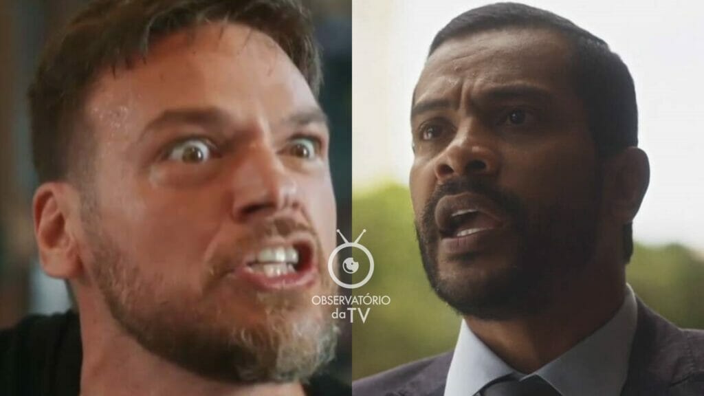 Theo (Emílio Dantas) e Ben (Samuel de Assis) de Vai na Fé