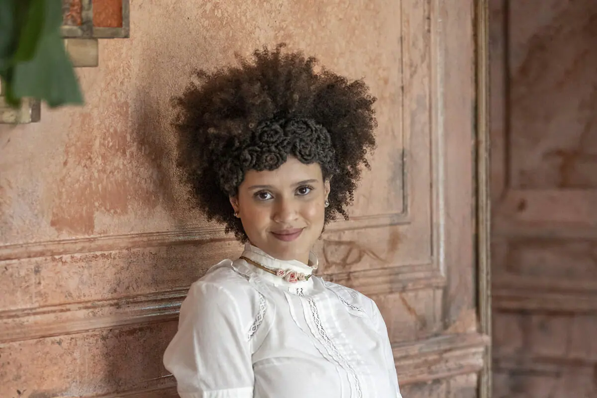A atriz Malu Dimas