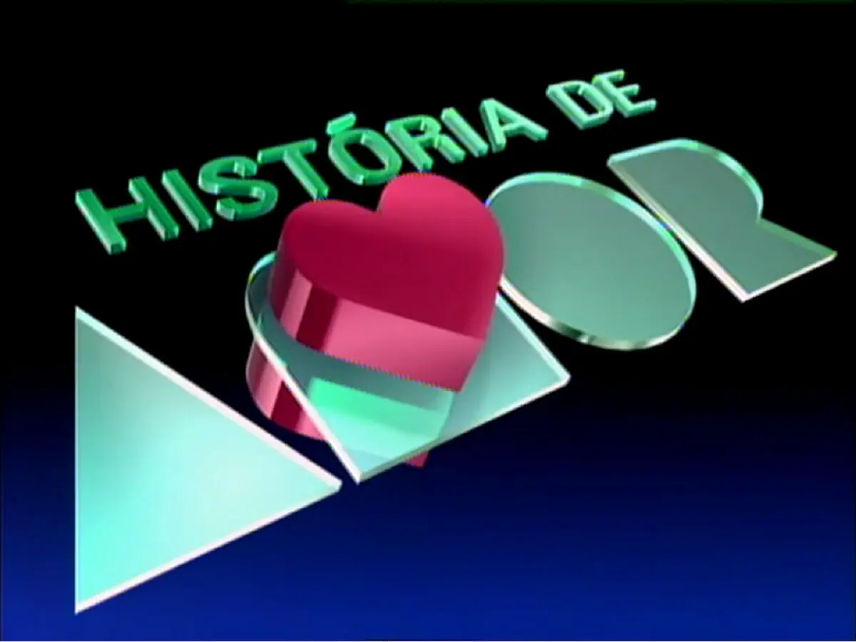 Logotipo da novela História de Amor, de 1995