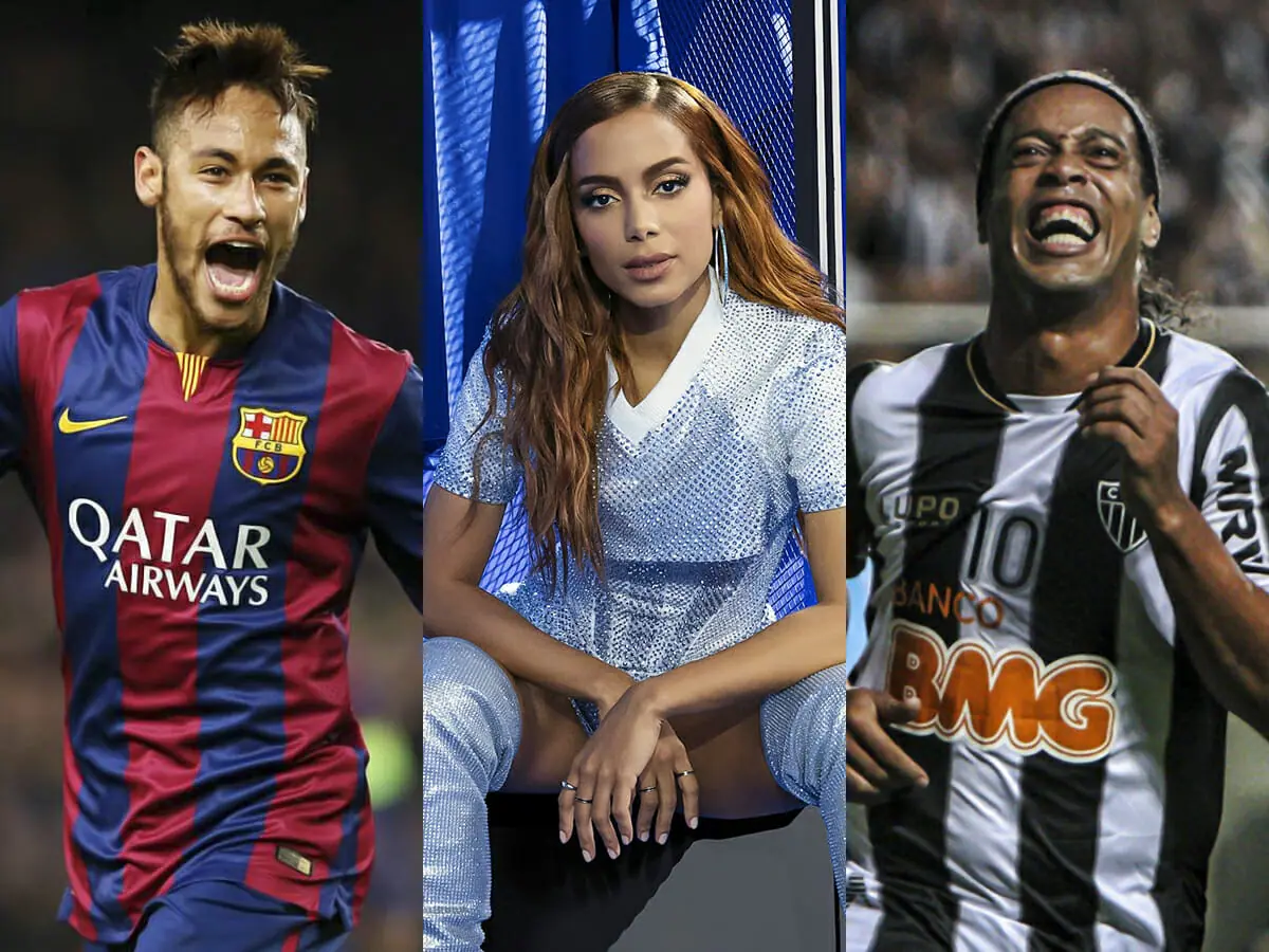 Neymar, Anitta e Ronaldinho Gaúcho