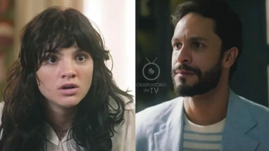 Petra (Debora Ozório) e Luigi (Rainer Cadete) de Terra e Paixão