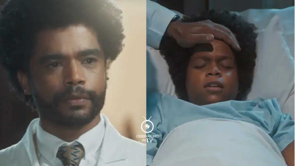 Marcelino (Levi Asaf) e Orlando (Diogo Almeida) em Amor Perfeito