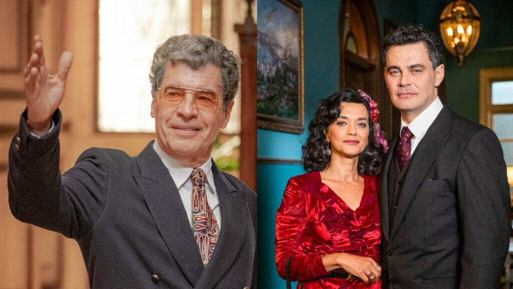 Anselmo (Paulo Betti), Verônica (Ana Cecília Costa) e Érico (Carmo Dalla Vecchia) em Amor Perfeito