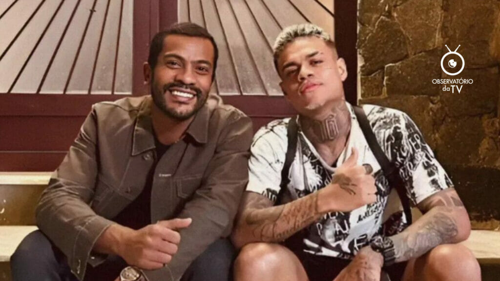 Ben (Samuel de Assis) e Hugo (MC Cabelinho) em Vai na Fé