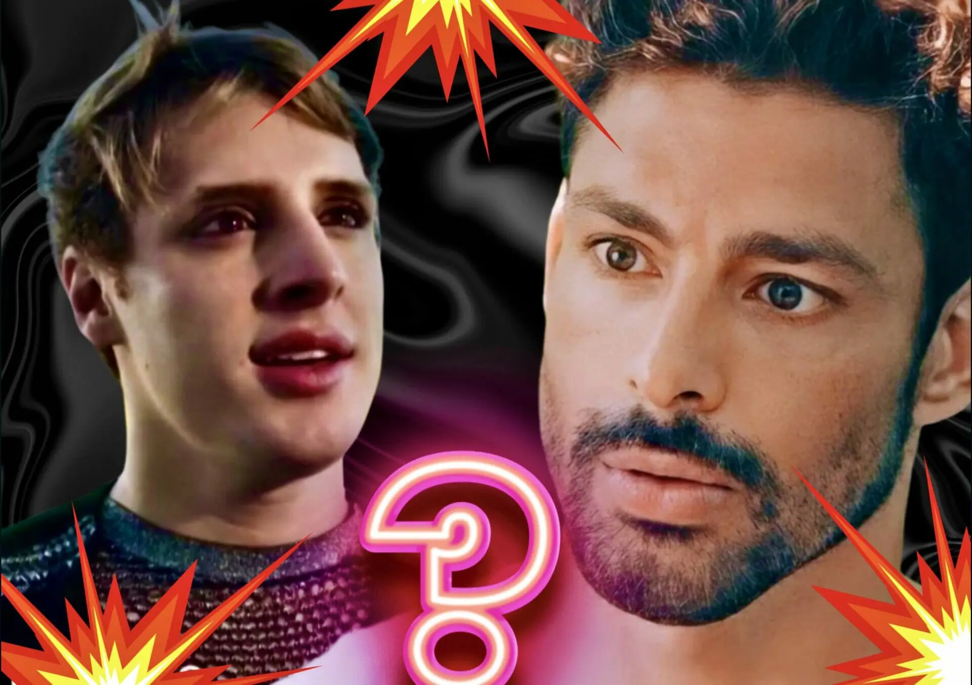 Kelvin (Diego Martins) e Caio (Cauã Reymond) em Terra e Paixão