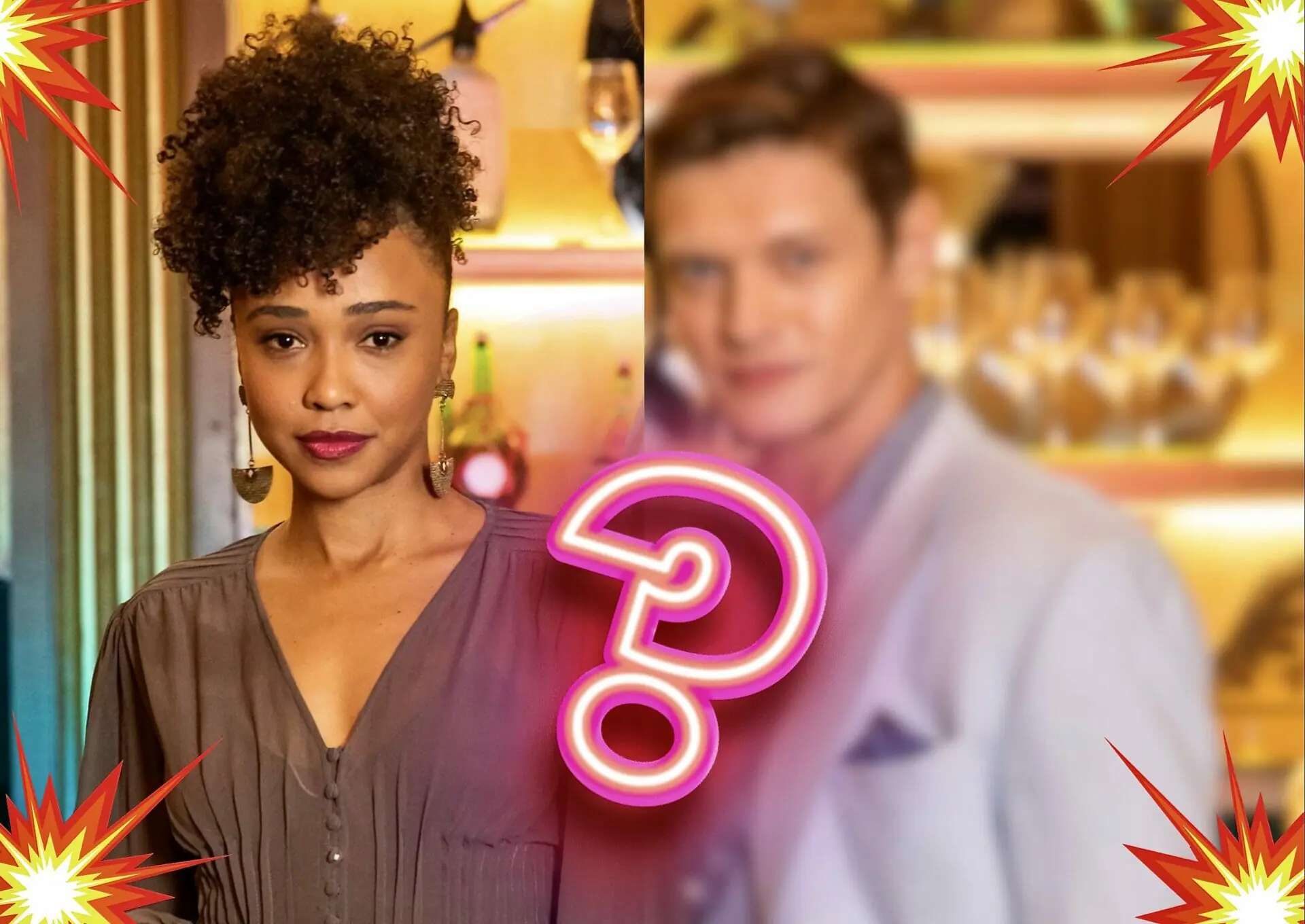 Felipe (Pierre Baitelli) e Lucília (Kênia Bárbara) em Amor Perfeito