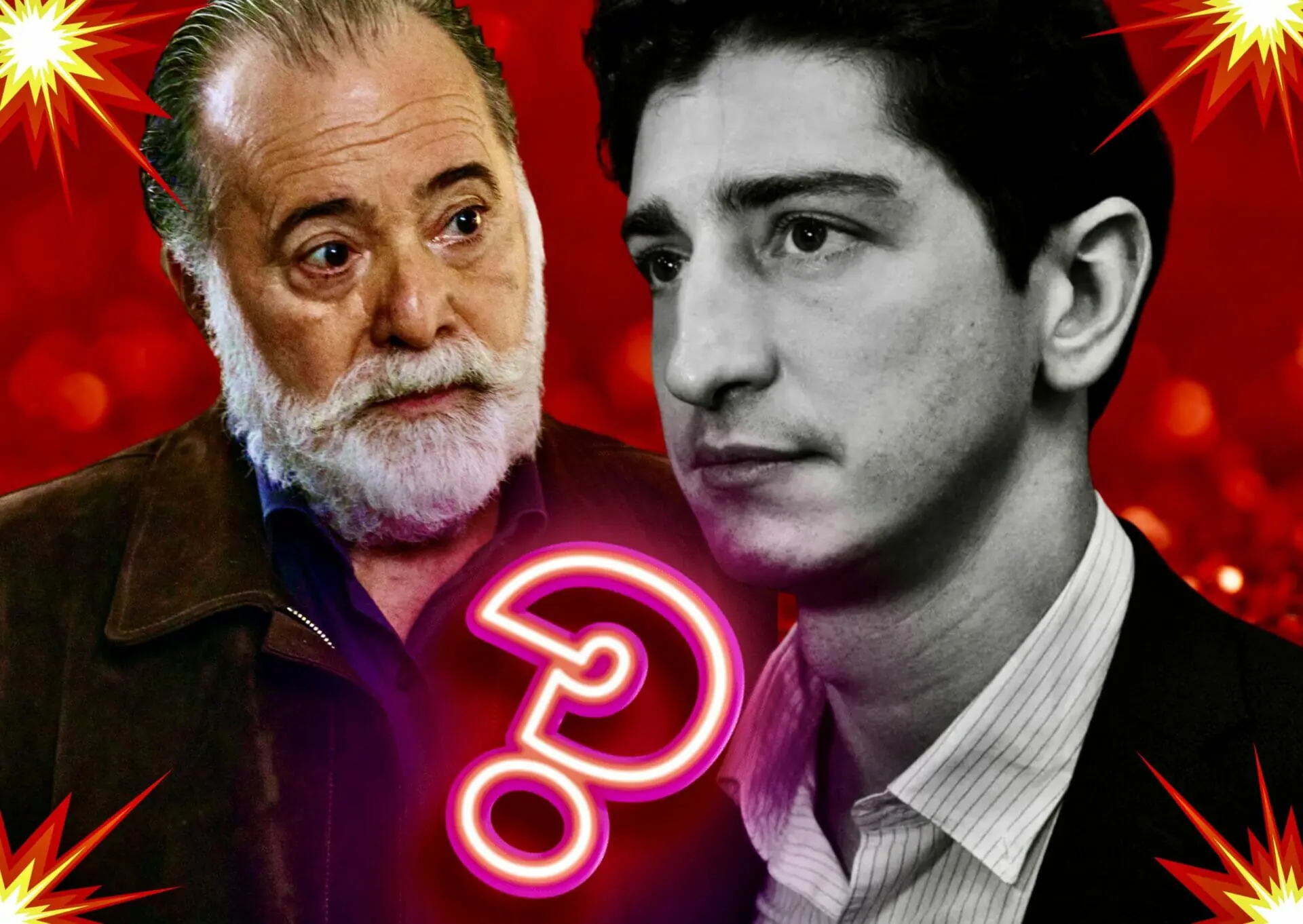 Antônio (Tony Ramos) e Daniel (Johnny Massaro) em Terra e Paixão