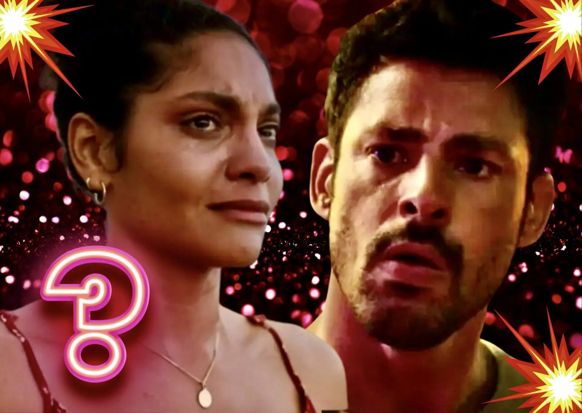 Caio (Cauã Reymond) e Aline (Barbara Reis)