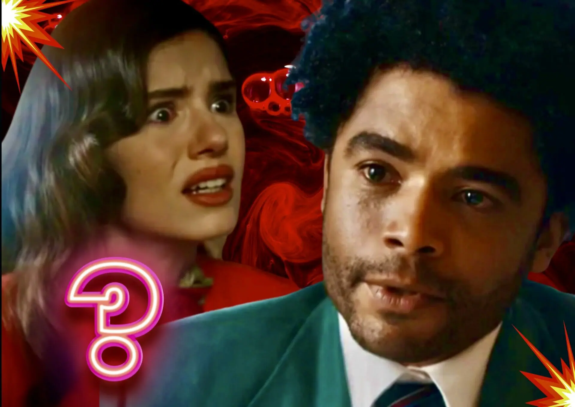 Orlando (Diogo Almeida) e Marê (Camila Queiroz) em Amor Perfeito