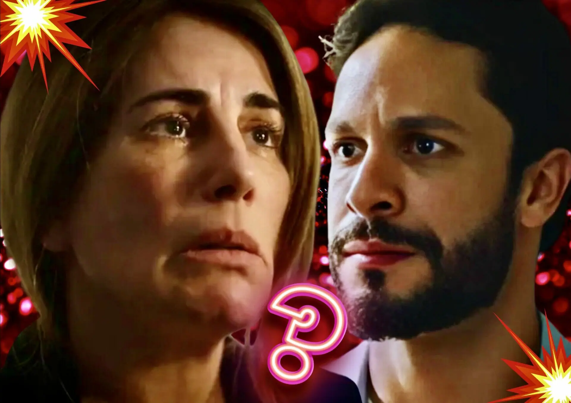 Irene (Gloria Pires) e Luigi (Rainer Cadete) de Terra e Paixão