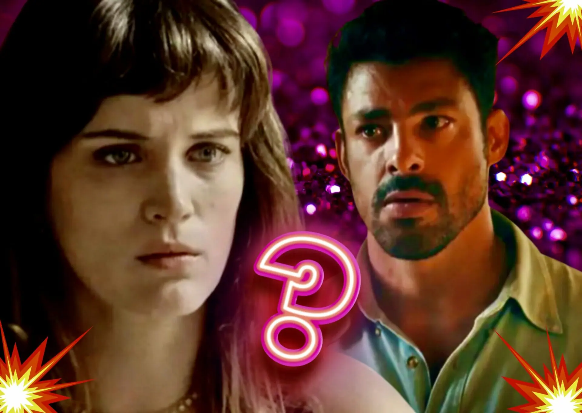 Caio (Cauã Reymond) e Agatha (Bianca Bin) em Terra e Paixão
