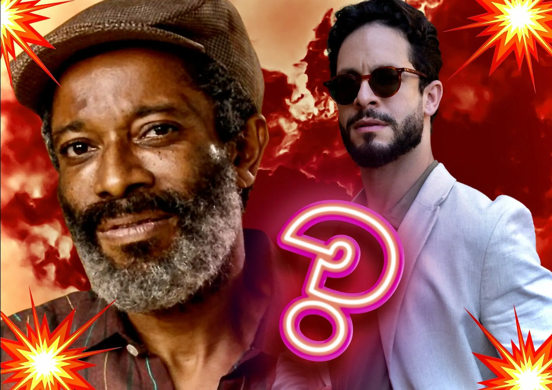 Gentil (Flávio Bauraqui) e Luigi (Rainer Cadete) em Terra e Paixão