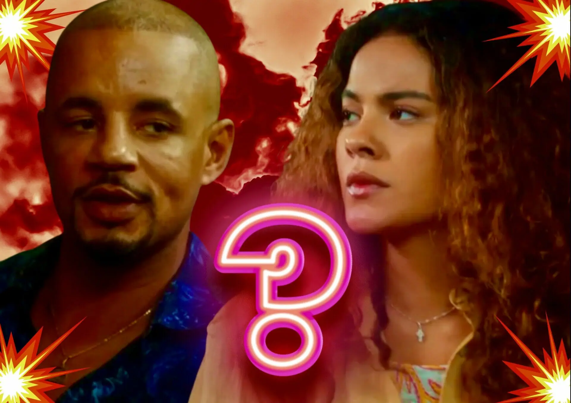 Jenifer (Bella Campos) e Orfeu (Jonathan Haagensen)