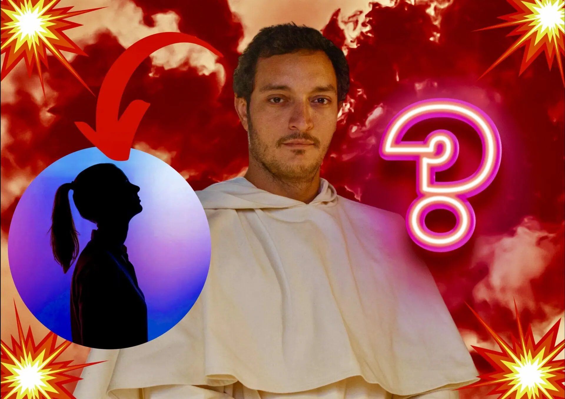Frei João (Allan Souza Lima) em Amor Perfeito