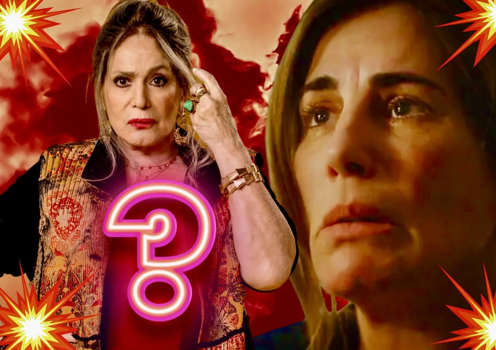 Irene (Gloria Pires) e Cândida (Susana Vieira) em Terra e Paixão