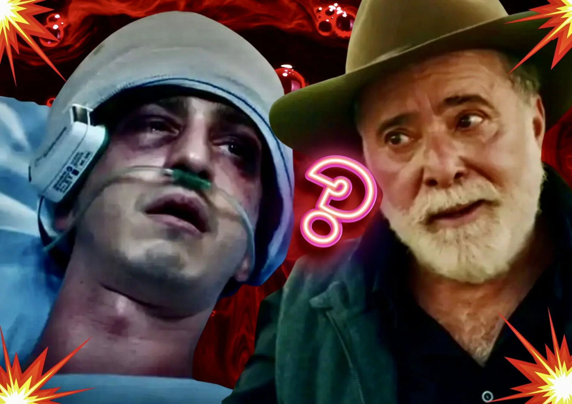 Antônio (Tony Ramos) e Daniel (Johnny Massaro) em Terra e Paixão