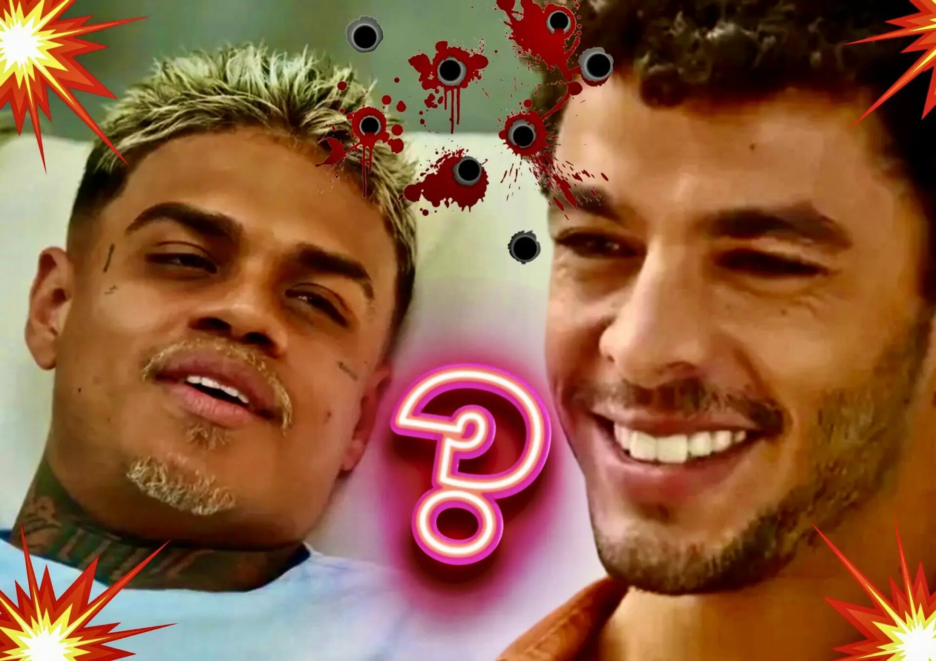 Hugo (MC Cabelinho) e Eduardo (Matheus Abreu) de Vai na Fé