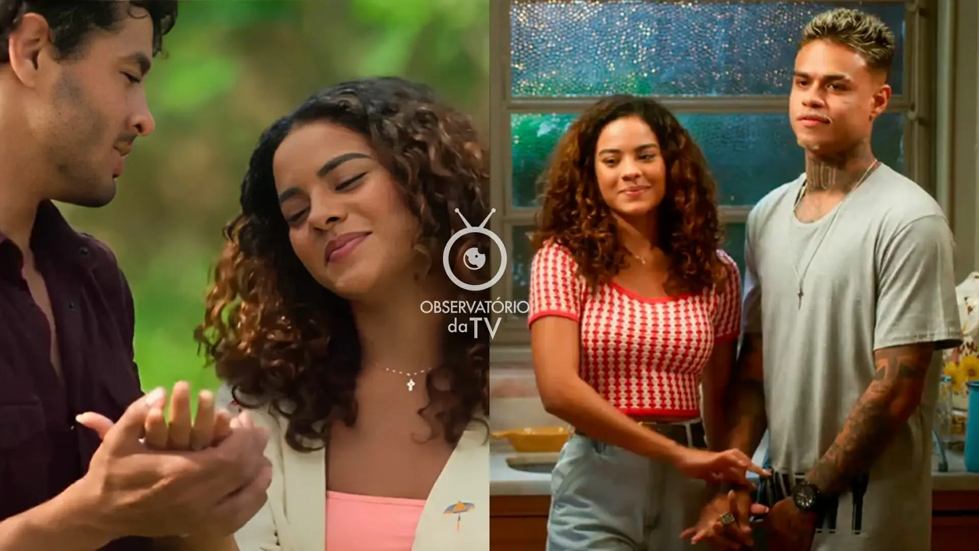 Jenifer (Bella Campos), Eduardo (Matheus Abreu) e Hugo (MC Cabelinho) de Vai na Fé
