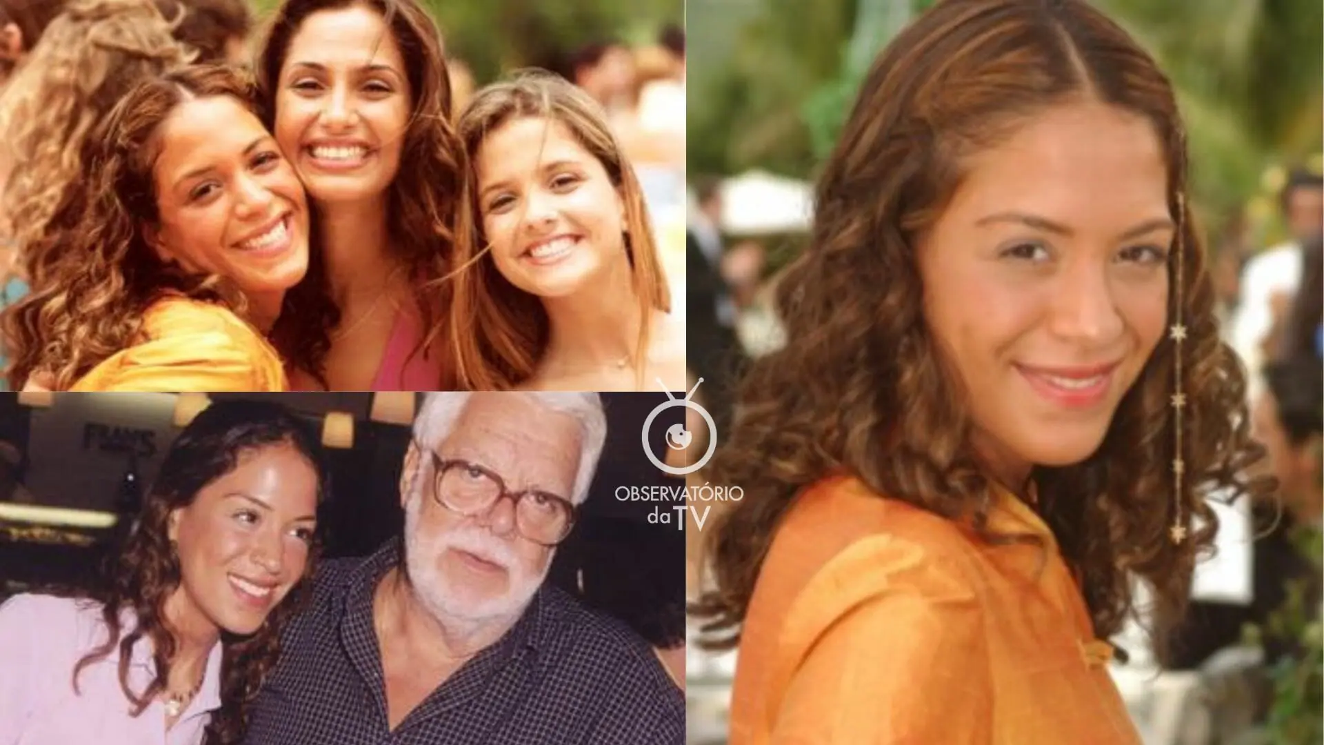 Júlia Almeida, a Vidinha de Mulheres Apaixonadas, em algumas fotos dos bastidores