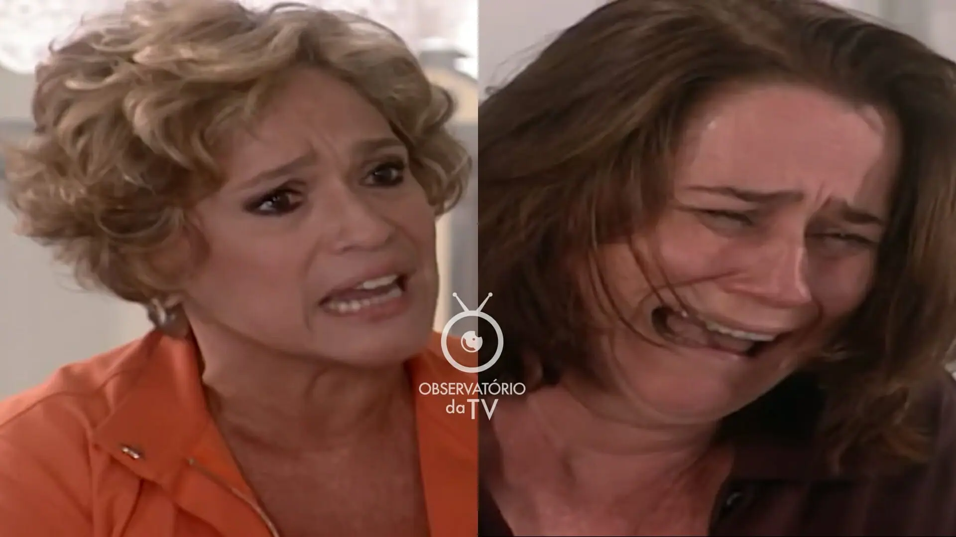 Lorena (Susana Vieira) e Santana (Vera Holtz) de Mulheres Apaixonadas
