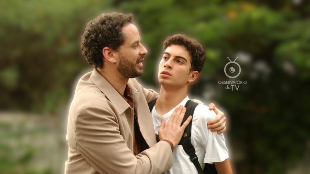 Marcos (Dan Stulbach) e Fred (Pedro Furtado) em Mulheres Apaixonadas