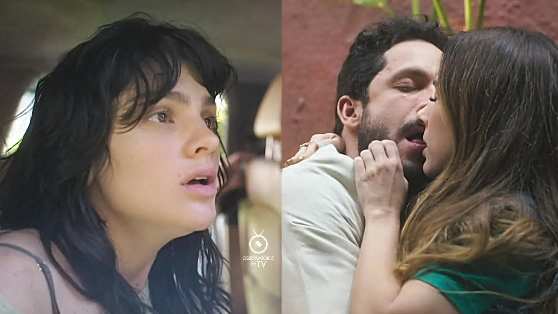Petra (Débora Ozório), Luigi (Rainer Cadete) e Anely (Tatá Werneck) em Terra e Paixão