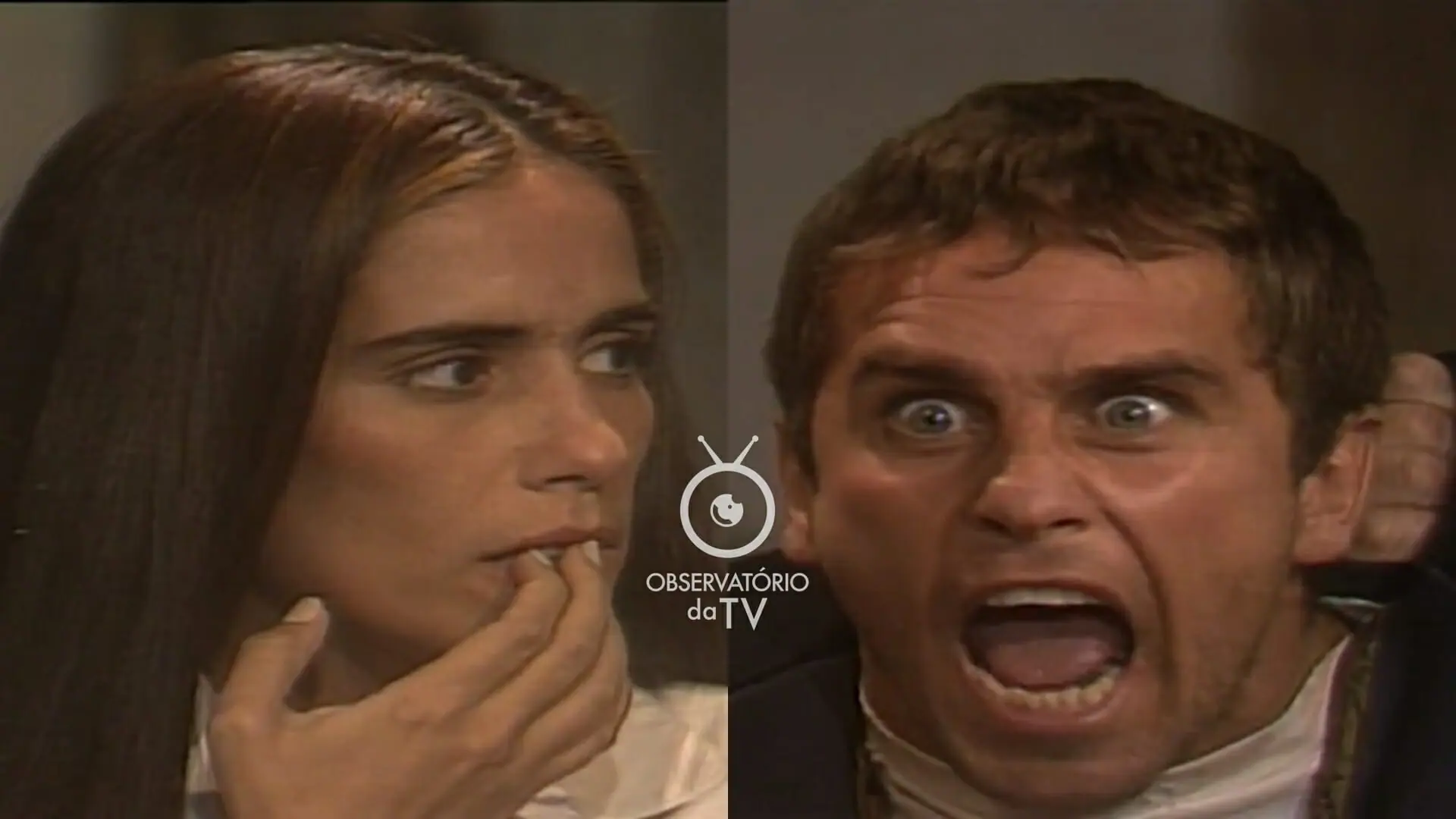 Ruth (Gloria Pires) e Tonho da Lua (Marcos Frota) de Mulheres de Areia