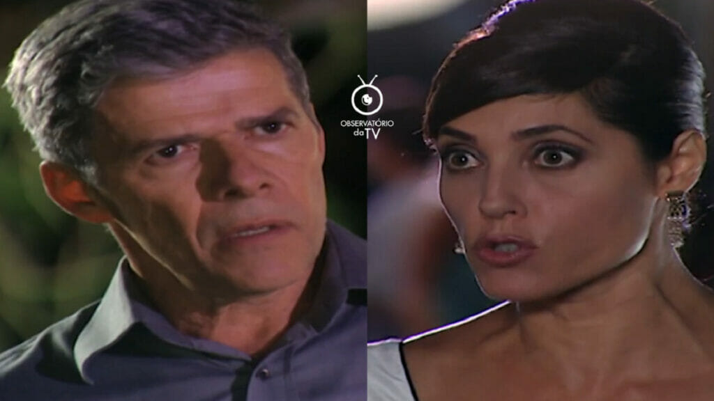 Helena (Christiane Torloni) e César (José Mayer) em Mulheres Apaixonadas