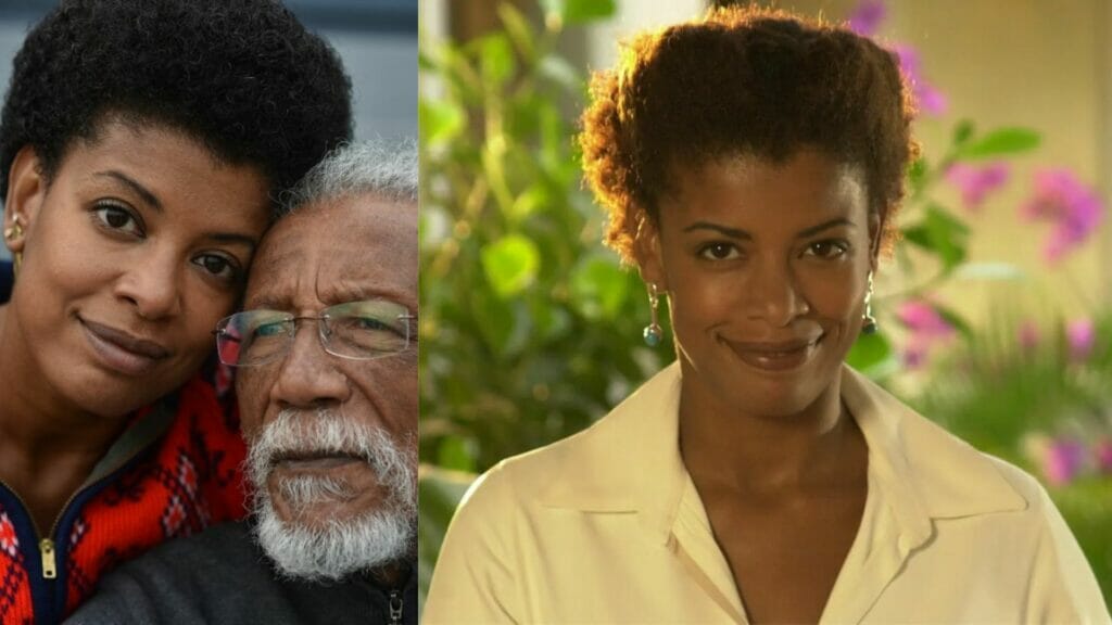 Thalma de Freitas e Laércio de Freitas; ao lado ela em Laços de Família