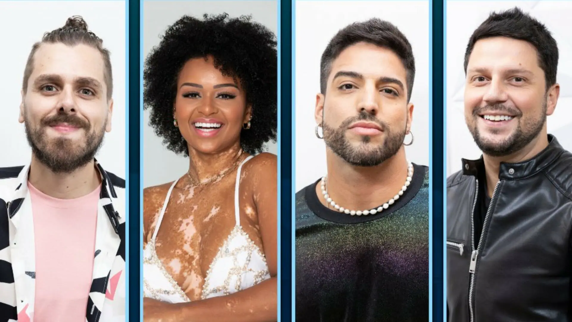 Thiago Servo, Natália, Ricardo e Daniel no reality A Grande Conquista