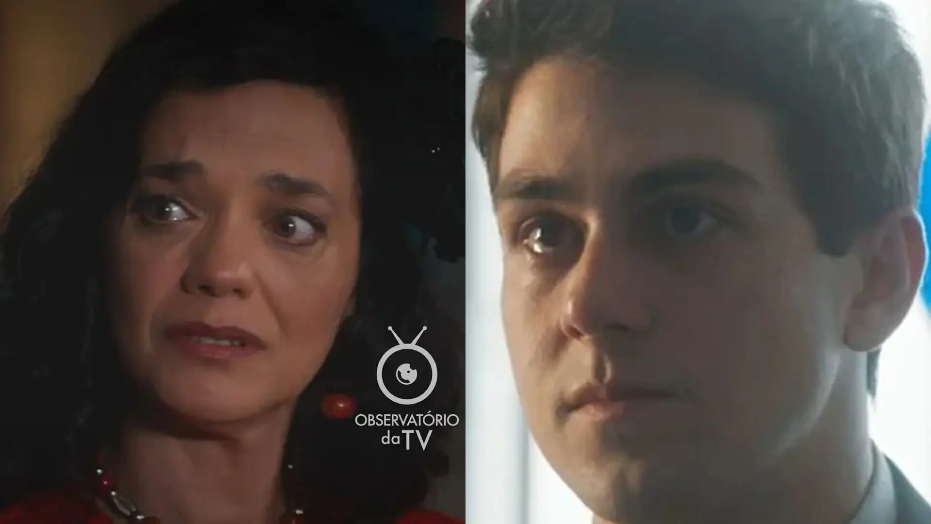 Verônica (Ana Cecília Costa) e Júlio (Daniel Rangel) de Amor Perfeito