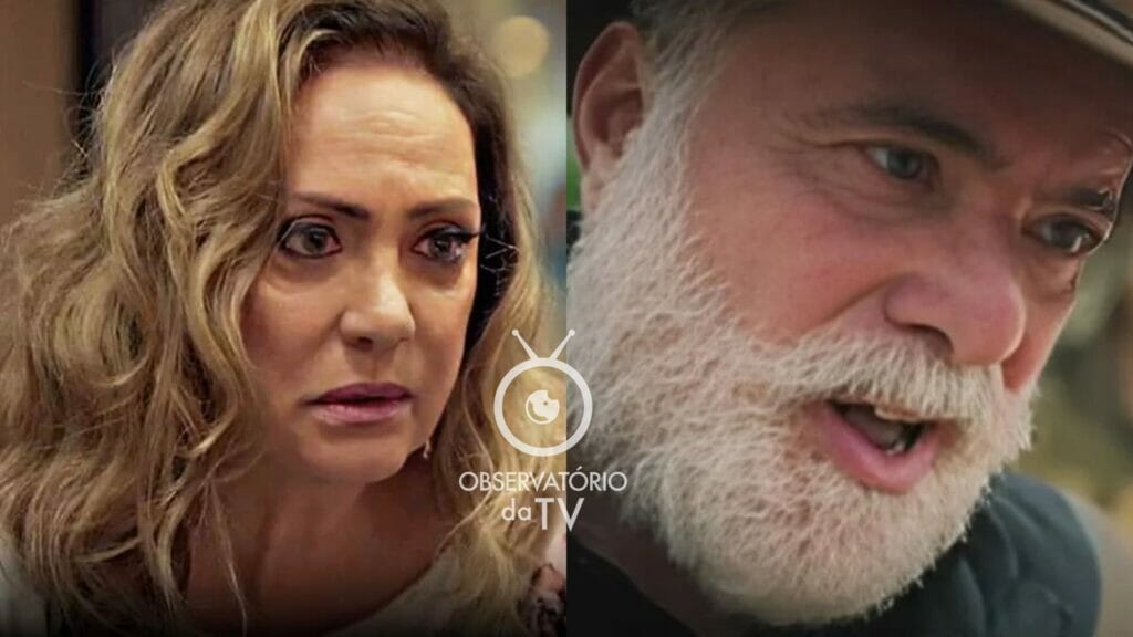 Agatha (Eliane Giardini) e Antônio (Tony Ramos) de Terra e Paixão