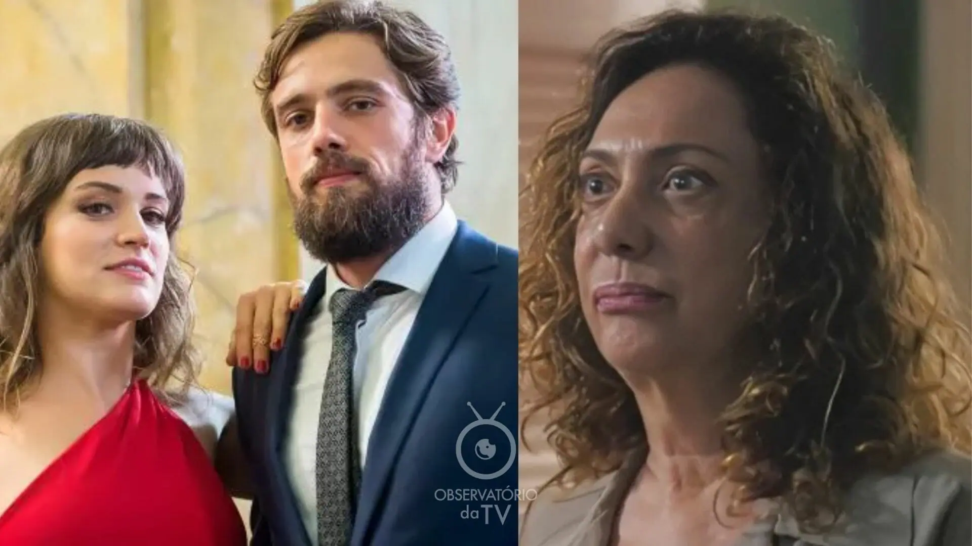Agatha (Eliane Giardini)e dr. Evandro (Rafael Cardoso) em Terra e Paixão