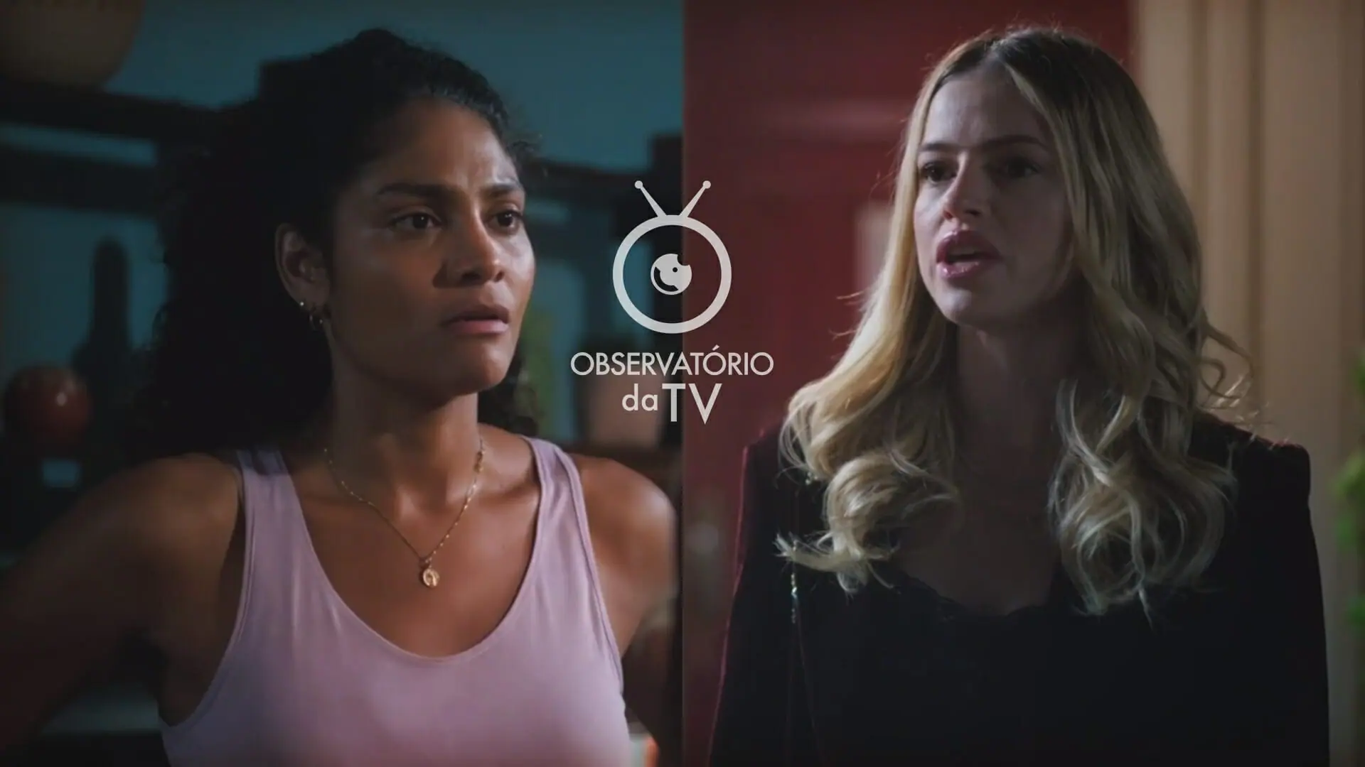 Aline (Barbara Reis) e Graça (Agatha Moreira) de Terra e Paixão