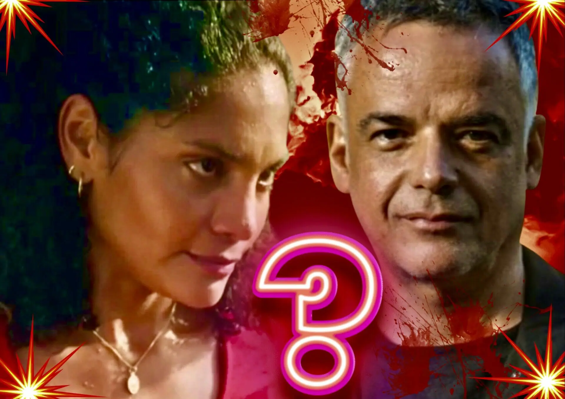 Andrade (Ângelo Antônio) e Aline (Barbara Reis) em Terra e Paixão