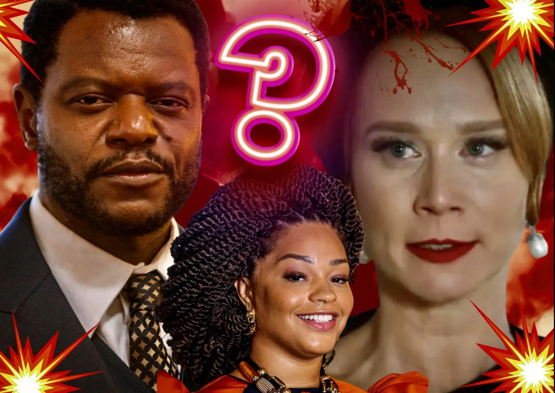 Gilda (Mariana Ximenes), Wanda (Juliana Alves) e Sílvio (Bukassa Kabengele) em Amor Perfeito