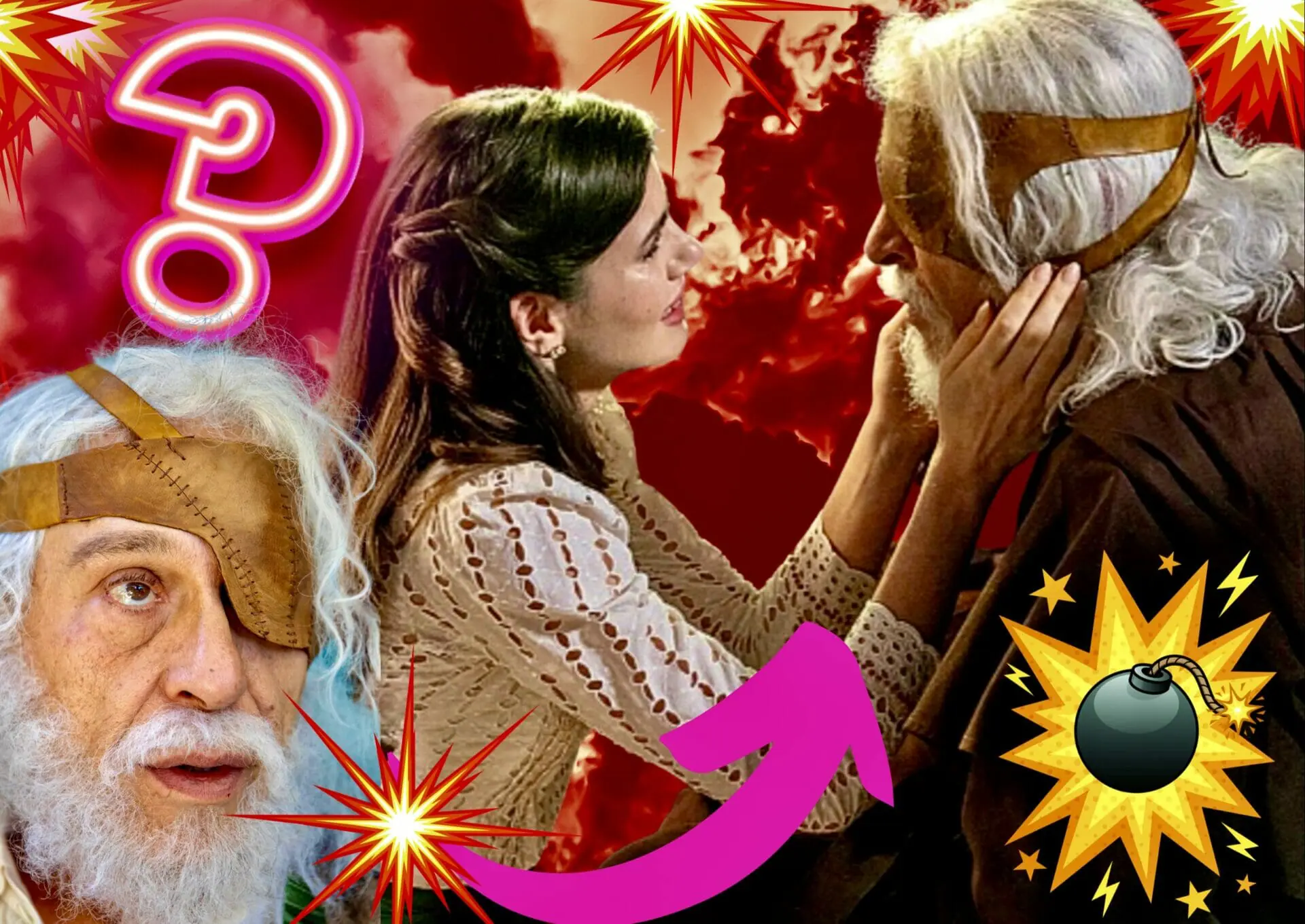 Leonel (Paulo Gorgulho) e Marê (Camila Queiroz) em Amor Perfeito