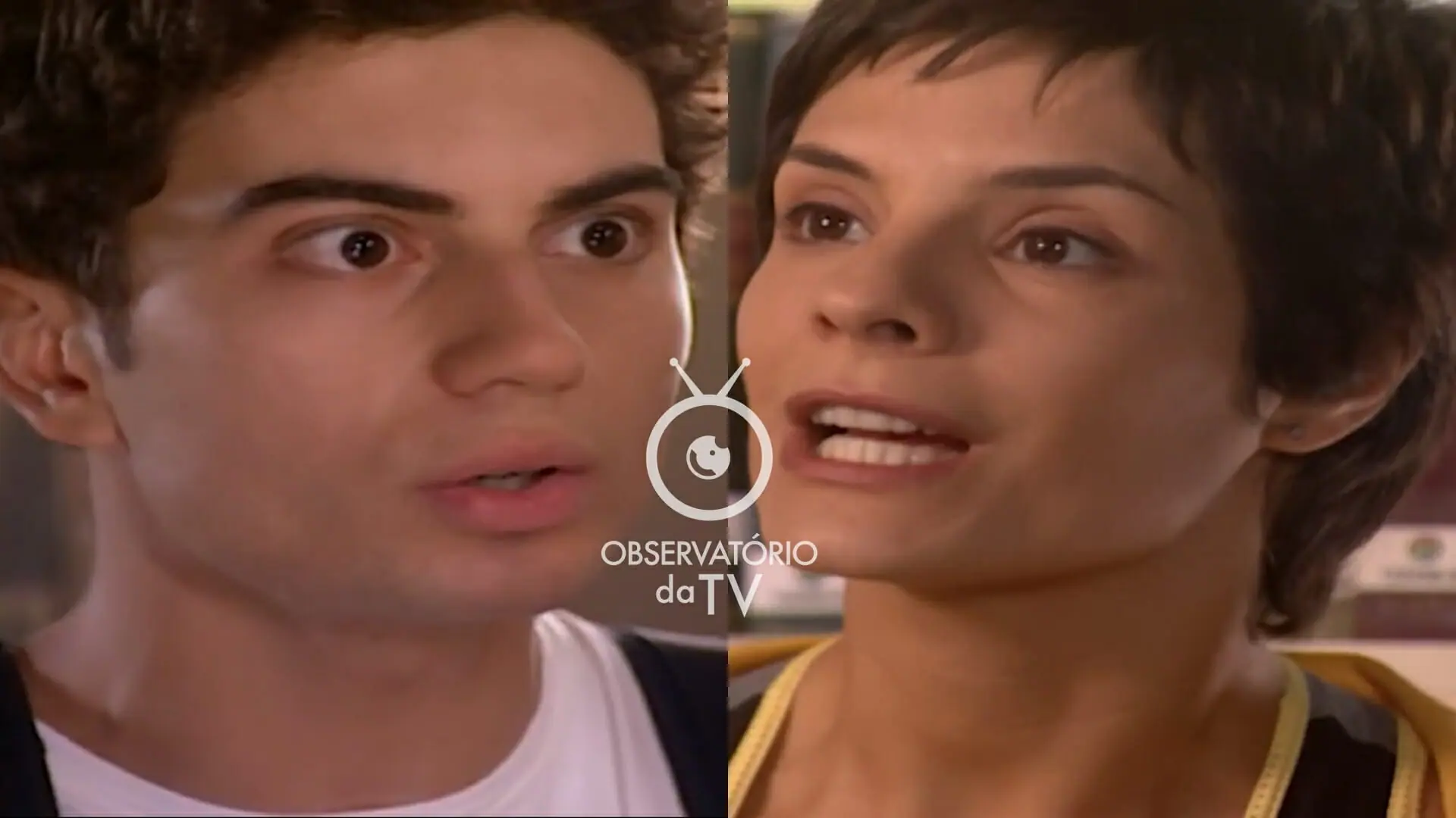 Fred (Pedro Furtado) e Raquel (Helena Ranaldi) de Mulheres Apaixonadas