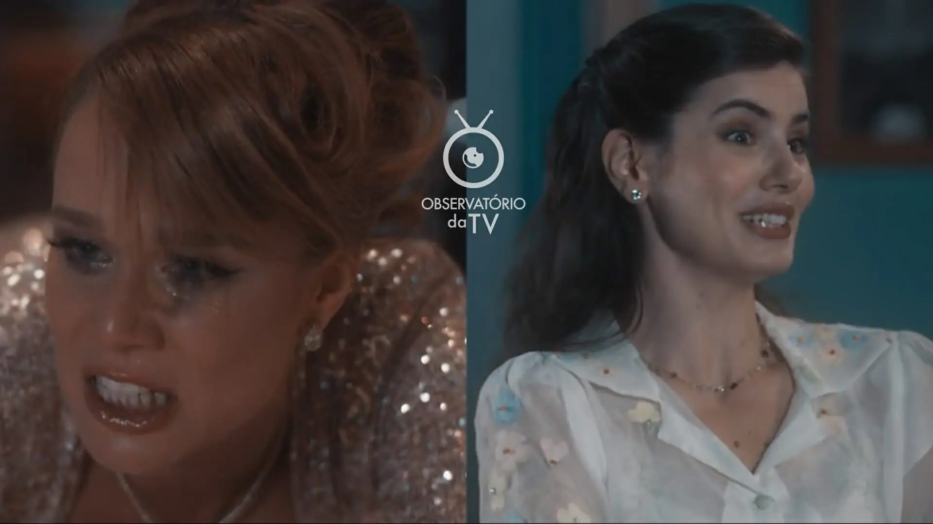 Gilda (Mariana Ximenes) e Marê (Camila Queiroz) de Amor Perfeito