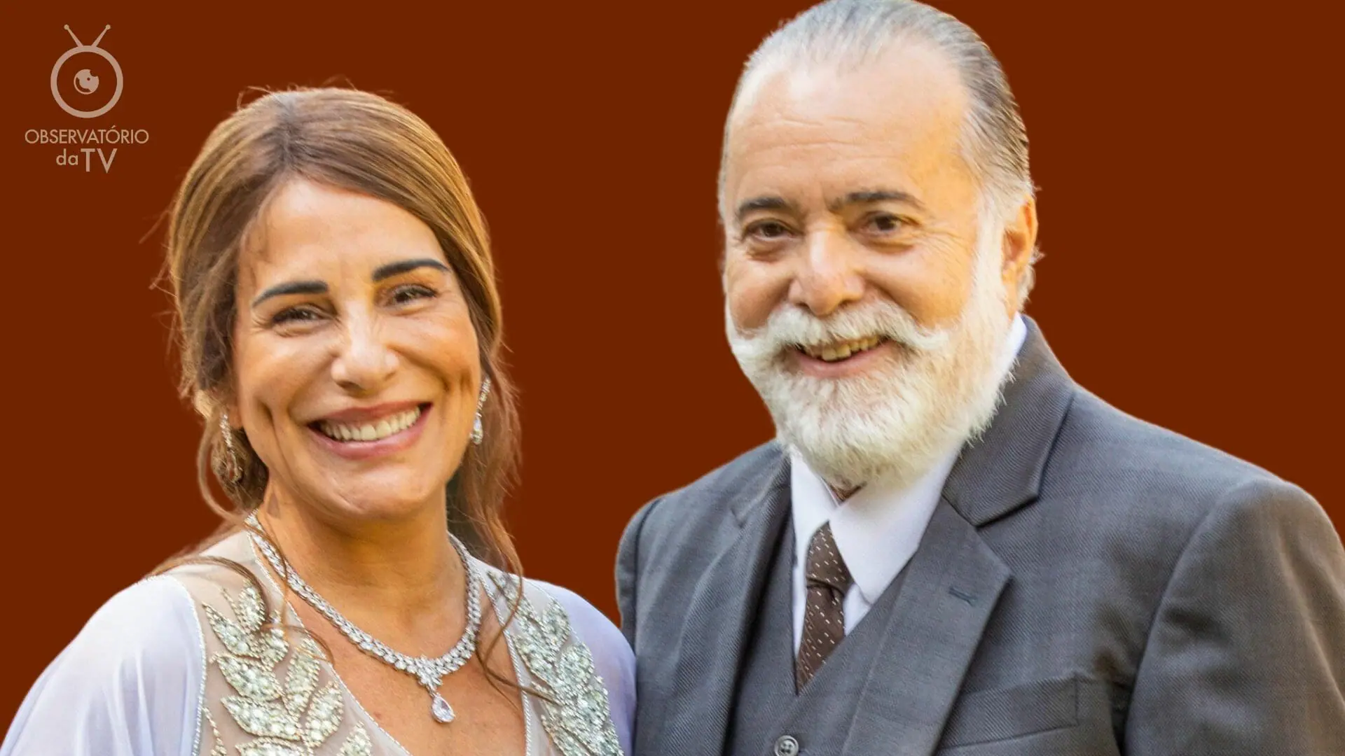 Glória Pires e Tony Ramos estão em Terra e Paixão