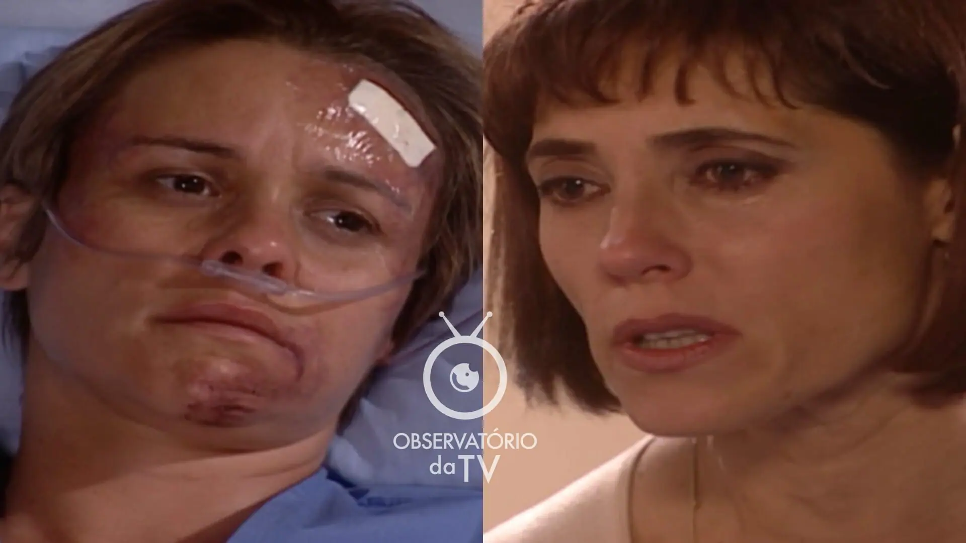 Heloísa (Giulia Gam) e Helena (Christiane Torloni) de Mulheres Apaixonadas